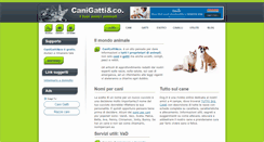 Desktop Screenshot of canigattieco.com