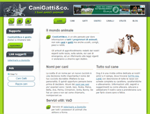 Tablet Screenshot of canigattieco.com